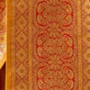 Mustard Yellow Silk Banarasi Saree with Weave Design